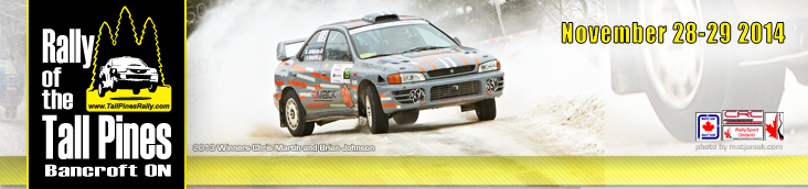 Rally Tall Pines main page
