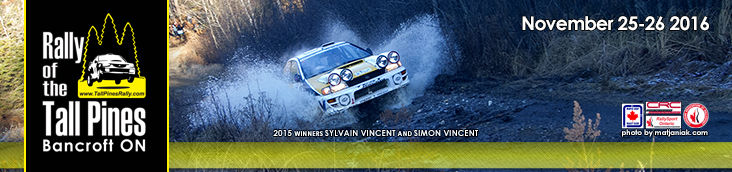 Rally Tall Pines main page