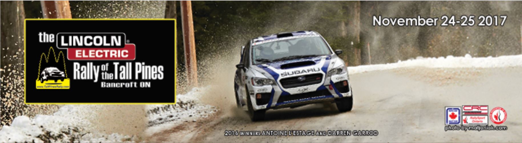Rally Tall Pines main page