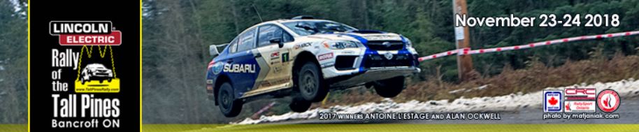 Rally Tall Pines main page